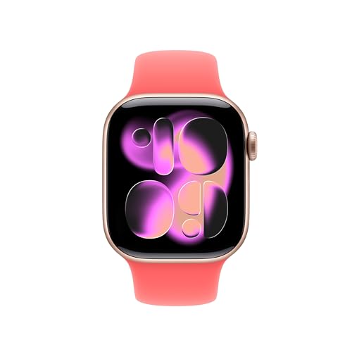 Image of Apple Watch Band - Sport Band - 42mm - Bright Guava - S /M