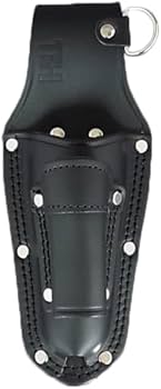 Amazon.co.jp: 鳶壱 黒革 ツールホルダー ミニカッター・ラチェット