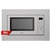 Corberó CMICIG126 Einbau-Mikrowelle, 20 l, 800 W, 6 Leistungsstufen, Grill, Auftaufunktion, Digitalanzeige, automatische Menüfunktion, Drehteller, Edelstahl mit Rahmen