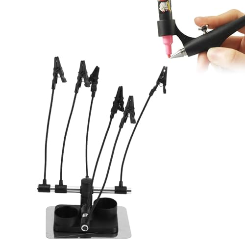 Support aérographe base magnétique Pilipane pour maquette et tatouage