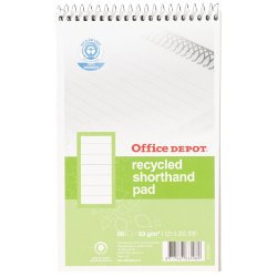 Shorthand notebook Recycled 125 x 200 mm, 60 g/mq