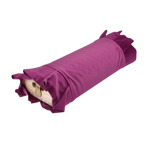 VICASKY Sauna Accessory Pillows Sauna Cushion Wood Scented Pillow Wood Sleep Stiff Neck Portable Jet Spa for Bathtub Hand Rest for Nails Tech Bathtub Cushion Cloth Purple