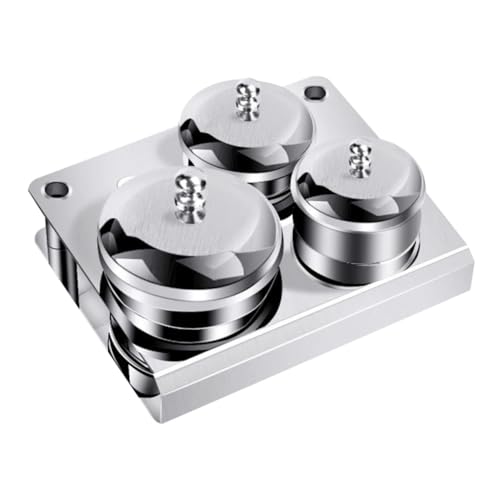 Set de 3 herramientas para arte de uñas con frasco acrílico miniatura 1