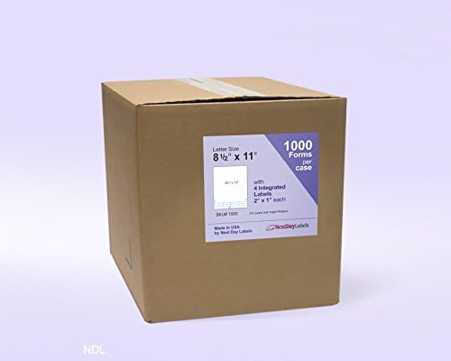 Patient ID Integrated Labels, Medication Labels, 4 per Sheet, Size 2"x1" Each (1000 Per Box)