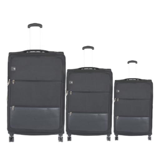 Image of dace Trolley Bag Travel Luggage Black (Black)