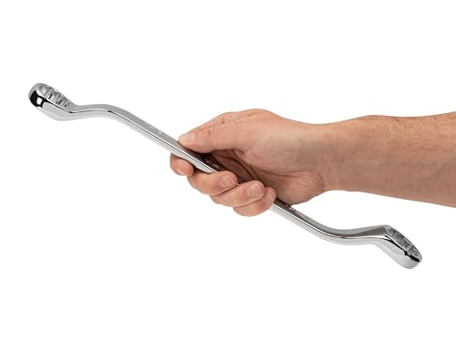 Image of TEKTON 1-1 /8 x 1-1 /4 Inch 45-Degree Offset Box End Wrench | WBE23329