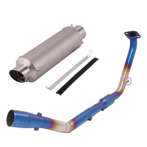 Échappement de moto modifié en acier argenté pour finitions haut de gamme R15 V3
