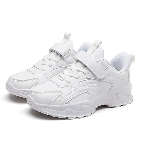 IWIHMIV Toddler Girls Tennis Shoes Kids Slip On Sneakers Boys Running Lightweight Sports Kids Walking Shoes2