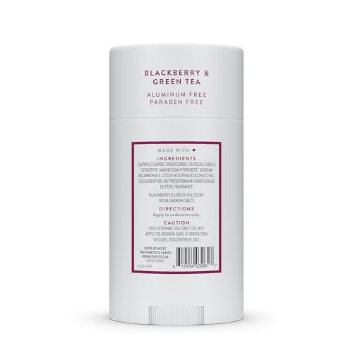 Native Deodorant Contains Naturally Derived Ingredients, 72 Hour Odor Control, Deodorant for Women and Men, Aluminum Free, Blackberry & Green Tea 2.65oz - image 9