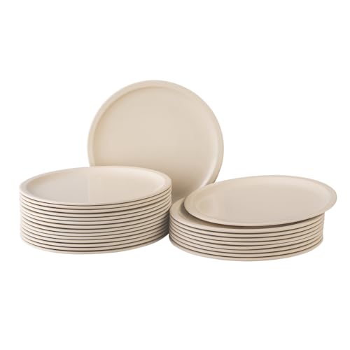 El Mejor Listado de Platos de melamina los 5 más buscados. 44 Cinsa Platos Pastel de Melamina 25 cm de diametro 24 piezas (Plato Trinche 25 cm)