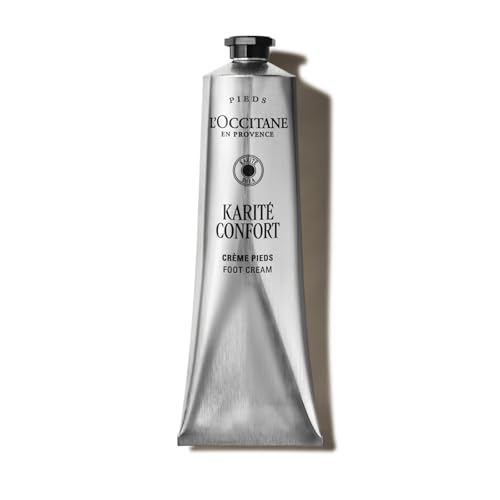L'OCCITANE - Crème Pieds Karité Confort - 150 ml - Peaux sèches - Nourrit et répare - Fabriqué...
