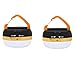 2 Pack Portable LED Tactical Camping Lantern,Ultra Bright Outdoor Tent Lantern Taclight with Retractable Hook and 5 Modes,Water resistant,Best for Camping,Tent,Emergency