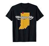 City of Michigan City Indiana | Hoosier Novelty Merch Gift - T-Shirt
