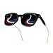 FEISEDY Square Polarized Sunglasses Women Men Retro Trendy Shades UV400 Lenses B2624