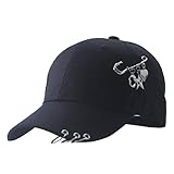Gorra De Béisbol del K-Pop Niños Anillo De Hierro Al Aire Libre del Sombrero De Béisbol Ajustable Informal Papá Sombrero De Hip Hop