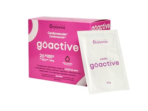 GOACTIVE Cardio Lacteas Cobreros – Complemento Alimenticio con Leche de Cabra y Fitoesteroles | 20 Sobres