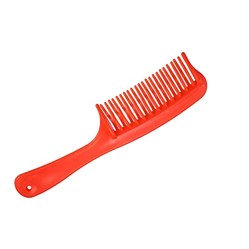 Peine Desenredante Doble Fila Para Cabello Rizado Rojo miniatura 4