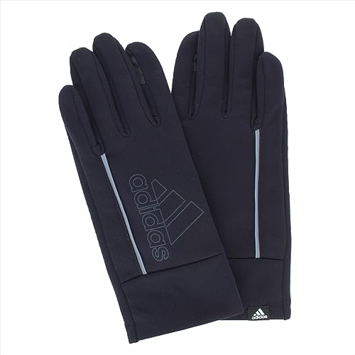 [アディダス] 手袋 メンズ スマホ対応 スマホ 滑り止め ストレッチ 蓄熱 保温 反射 ボア 五本指 シンプル 秋冬 防寒 通学 プレゼント ギフト クリスマス