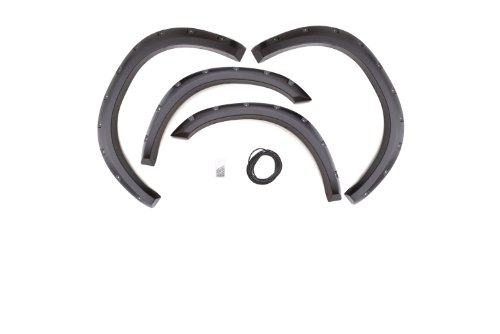 Lund Rx204T Elite Series Black Rivet Style Textured Front And Rear Fender Flare - 4 Piece #TOP22