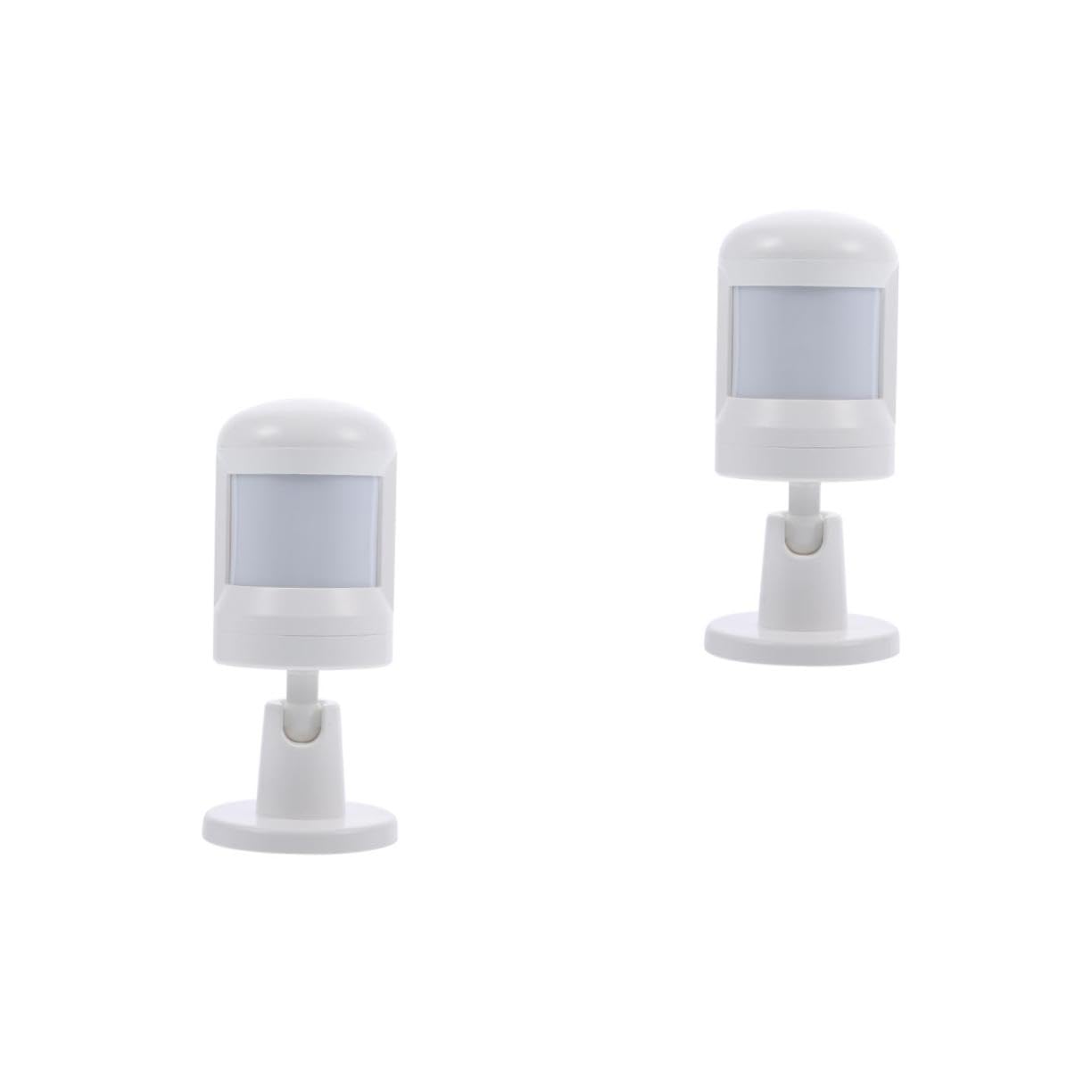 SHINEOFI 2 Pezzi Rivelatori a Infrarossi Di Rilevamento Del Movimento Sensore Di Induzione Del Corpo Sensore Zigbee Rilevatori Di Induzione Corporea Bianca