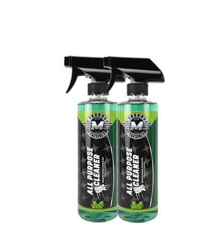 All Purpose Car Cleaner 16 oz (Pack of 2) | Interior & Exterior Detailing Spray | Degreaser for Engine, Wheels, Upholstery & Leather | pH Balanced | No Residue | Made in USA