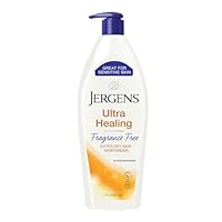 Jergens Ultra Healing Dry Skin Lotion, Hand and Body Moisturizer for Quick Absorption into Extra Dry Skin with Hydralucence Blend, Vitamins C, E and B5, White, 21 oz