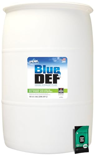 BlueDEF DEF001 Diesel Exhaust Fluid 55 Gallon Drum Bundle with Heavy Duty Wipes