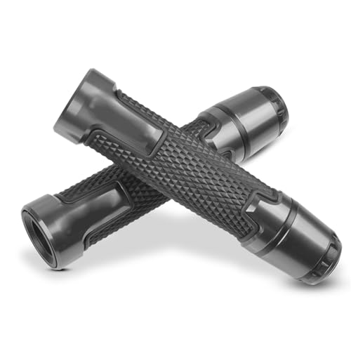 Empuñaduras de manillar antideslizantes de goma con extremos CNC para Honda CRF1000L 2
