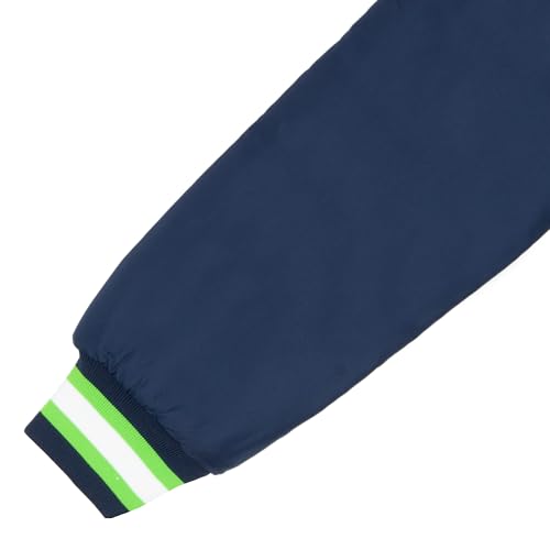 Image of Minecraft Bomber Jacket for Boys, Zip-Up Graphic Print Varsity Jacket for Kids and Toddlers