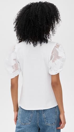 Cinq à Sept Women's Paper Floral Organza Yashi Top3