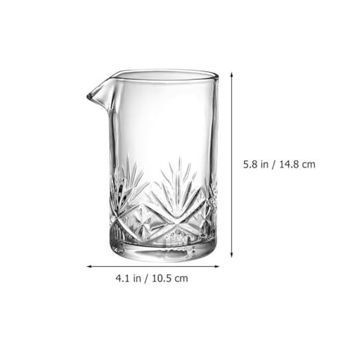 Vaso mezclador con prevención de derrames y diseño redondo de vidrio 3