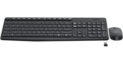 Logitech Teclado E Mouse Sem Fio Mk-235 E