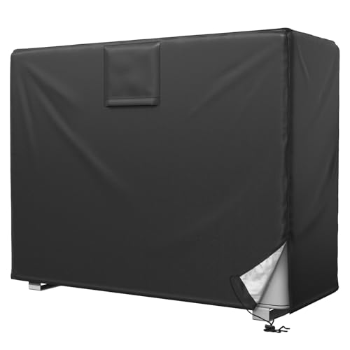 HOMNUTS Mini Split Air Conditioner Cover for Outside AC Units 35.8 x 14.1 x 27.1 inches Waterproof AC Cover with Vent Hole Outdoor Rectangular Air Conditioner Covers for AC Units