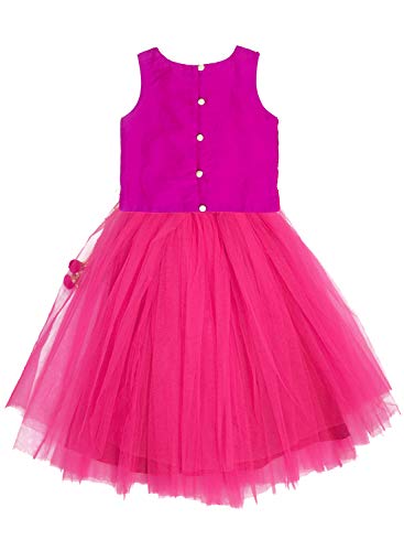 Image of A.T.U.N. (ALL THINGS UBER NICE) Girl's Synthetic Readymade Traditional Wear