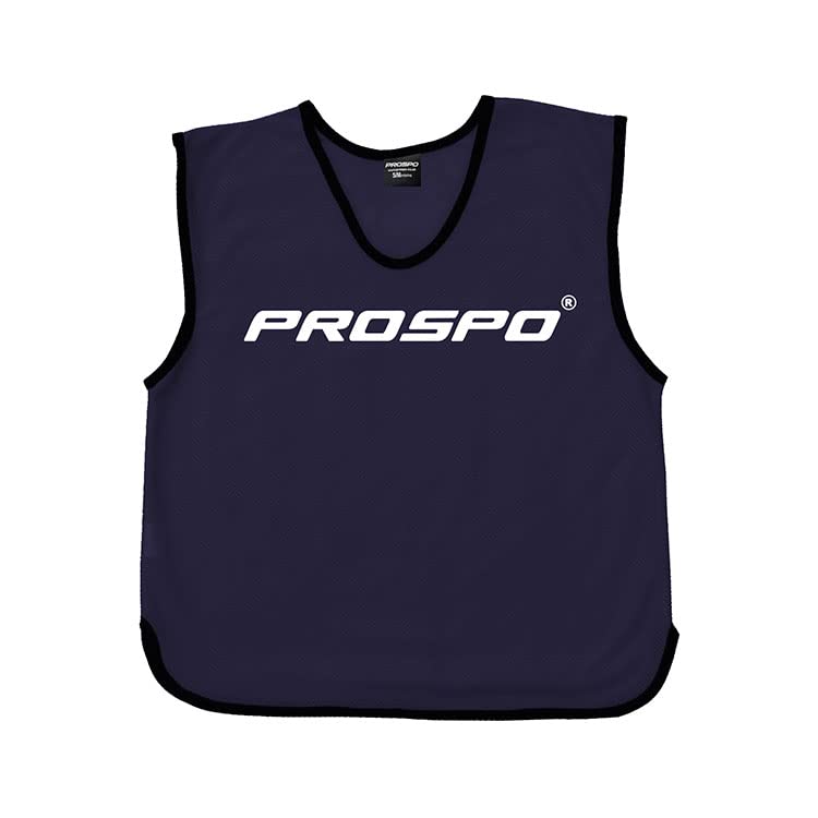 Prospo Training Bibs [5 Pack] - Pro Football Training Vests - 16 Colours & 4 Sizes | Multi-Sport Bibs | Kids/Adult Bib | Football Bibs | Training Equipment