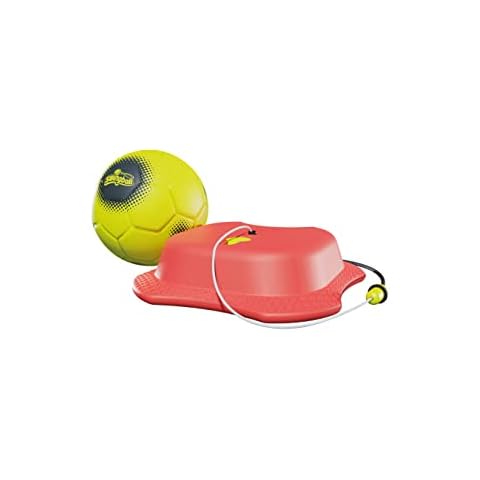 Swingball Reflex Soccer All Surface Game, Portable Tether Soccer Outdoor Play – Age 6+, Red/Yellow Cover