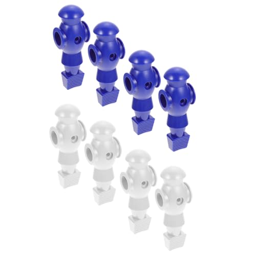 GOOHOCHY 8Pcs Foosball Player Replacement Lightweight Figurines for Football Table Games Standard Mechanical Dolls Bright Colors for Indoor Play