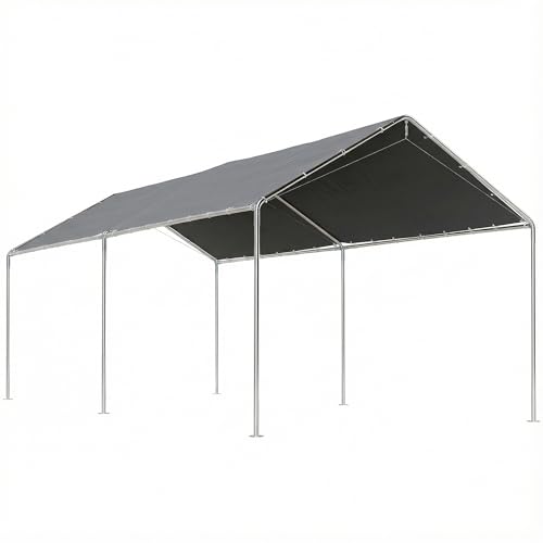 Outsunny Carport auvent pour Voiture 6 x 3 m Acier...