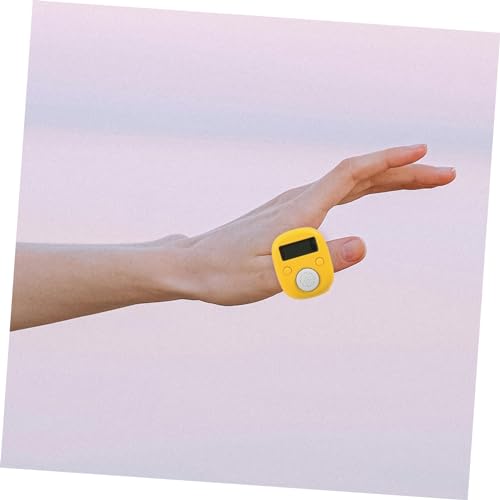 Sosoport 4 Pcs anel contador balcão portátil contador de linhas para crochê contador manual contador