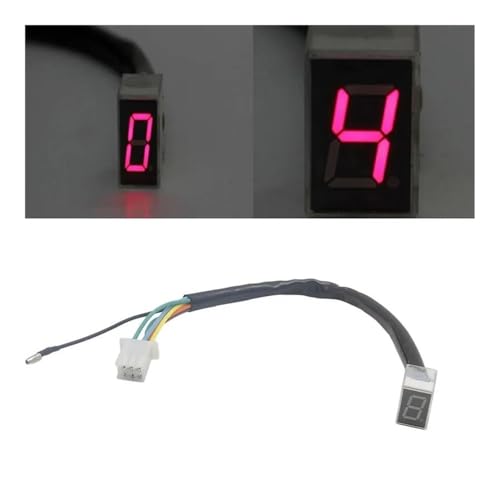 Indicateur de compteur vitesse digital moto universel avec support 8 - 5