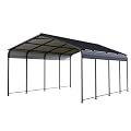 12x20FT Heavy Duty Metal Carport A Frame Steel Roof Shelter