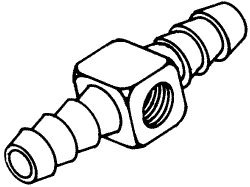 Barb Tee-Body for A-dec ADB015