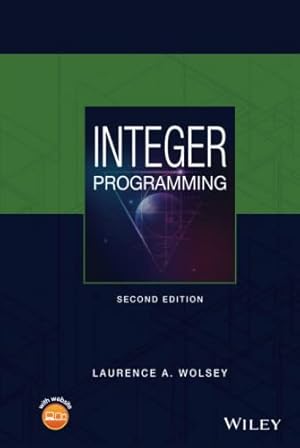 Book cover Integer Programming