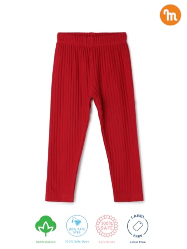 Milou Baby Girl's Regular Leggings (TGVGLG055_Red - Image 2 thumbnail