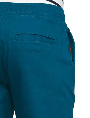 Image of FYLTR Men's Taper Fit Stretch Cotton Joggers with Elasticated Waistband & Drawstrings