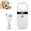 Pet Microchip Reader, oplaadbare RFID-lezer Animal Chip ID Scanner Handheld Animal Tag Scanner met OLED-display voor Dog Cat Animal Management