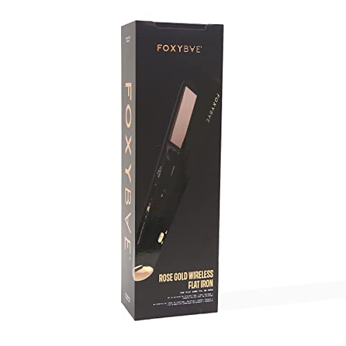 Foxybae RG-WRLFI Cordless Hair Straightener 1 Inch – On The Go Travel Styling Tool – 2 In 1 Cordless Flat Iron & Curler thumb #6