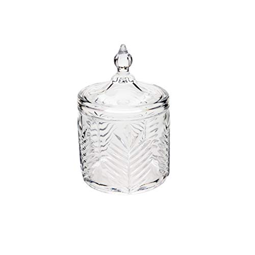 Lyor POTICHE DE CRISTAL PALMEIRA 10x15,5cm, SEM LINHA