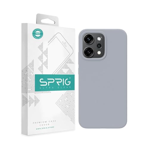 SPRIG Compatible with Oppo Reno 14 Premium SilkTone Back Cover Drop Tested Shock Proof Mobile Case for Men, Women, Boys and Girls with Camera Protection (Blue Grey)