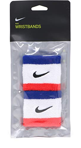 NIKE Swoosh Wristbands 2PK (PAC277-620_Habanero RED/Black)